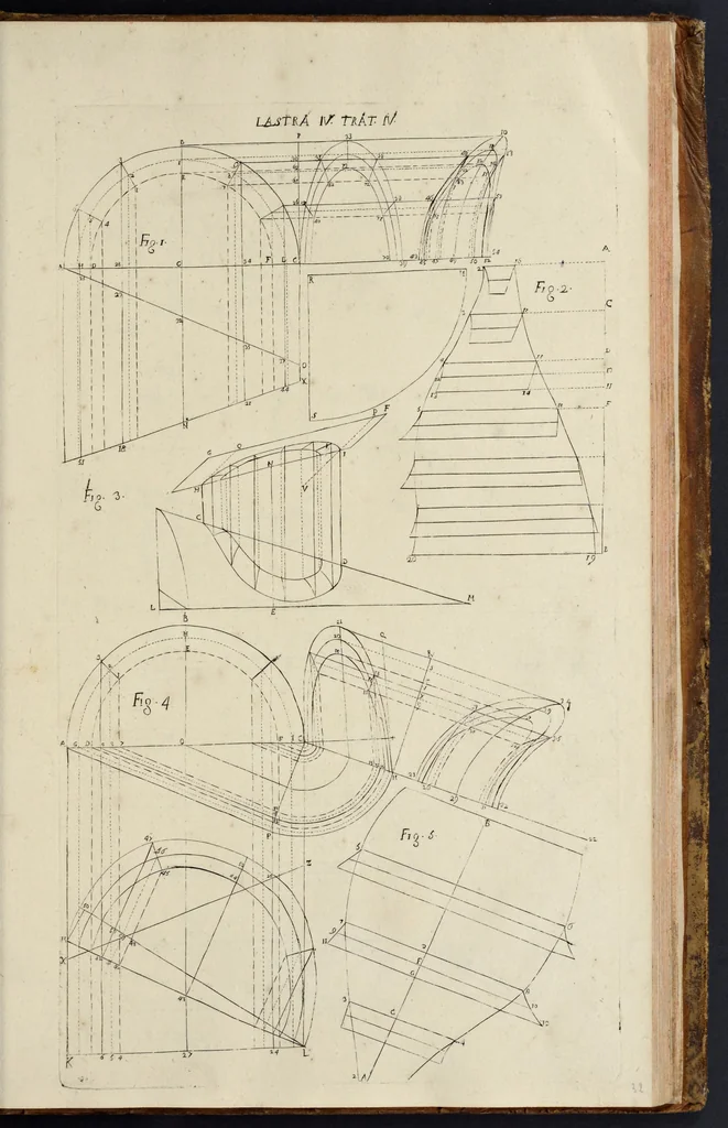 An illustration from Architettura civile : opera postuma, 1737, leaf 378