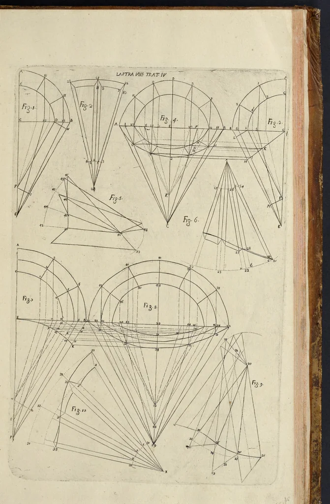 An illustration from Architettura civile : opera postuma, 1737, leaf 386