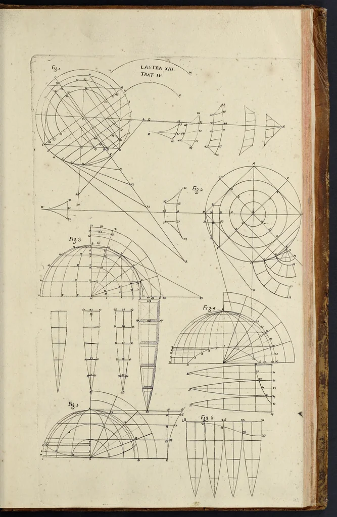 An illustration from Architettura civile : opera postuma, 1737, leaf 396