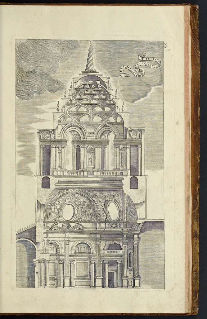 An illustration from Architettura civile : opera postuma, 1737, leaf 410