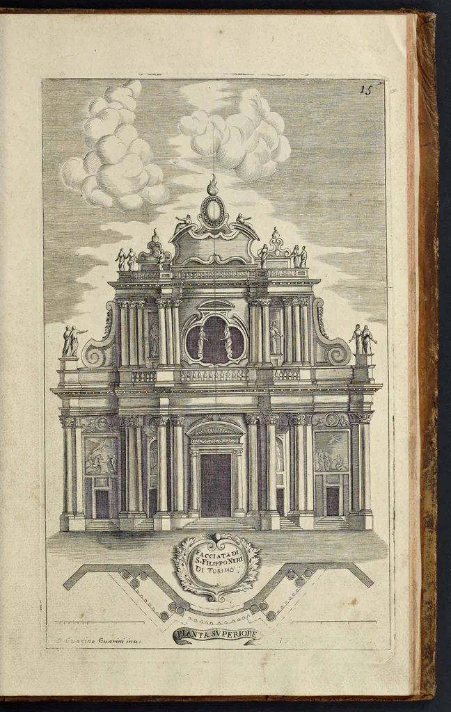An illustration from Architettura civile : opera postuma, 1737, leaf 434