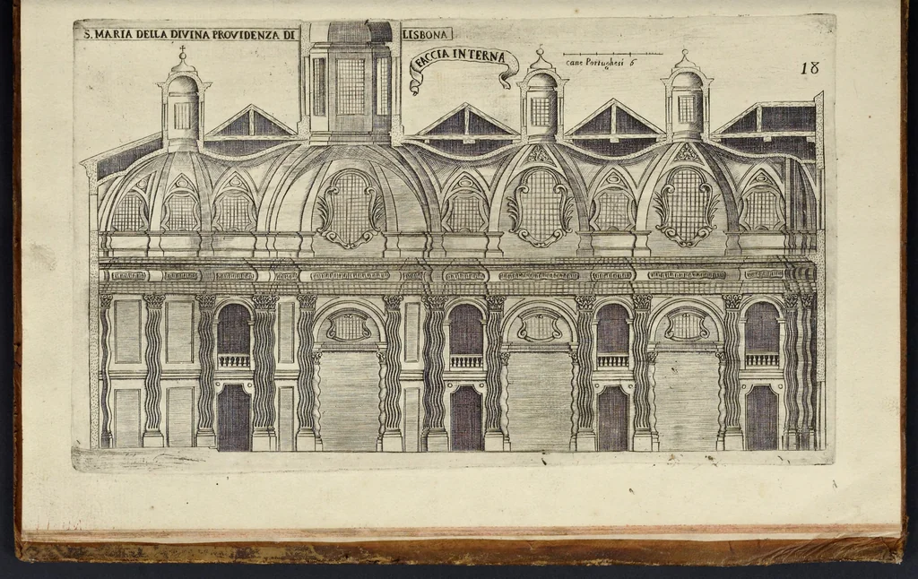 An illustration from Architettura civile : opera postuma, 1737, leaf 440