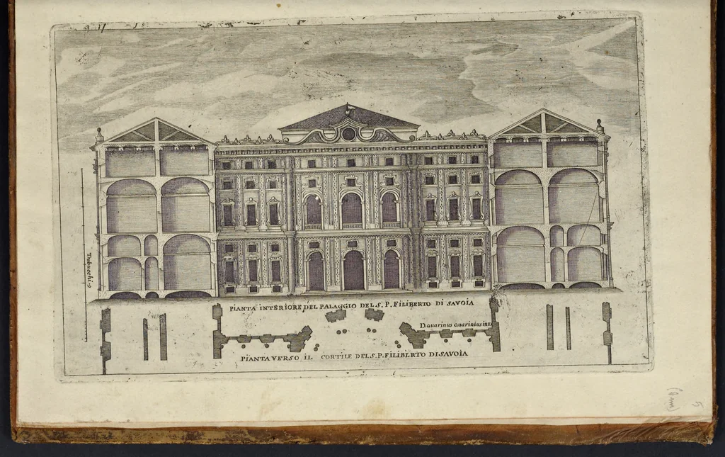An illustration from Architettura civile : opera postuma, 1737, leaf 468