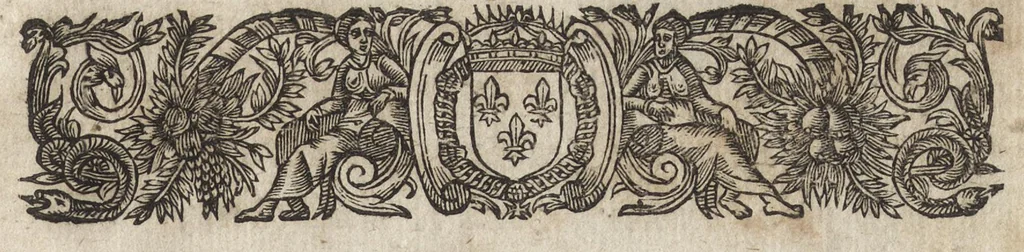 An illustration from Andromede : tragedie representée avec les machines sur le Theatre Royal de Bourbon, 1651, leaf 104