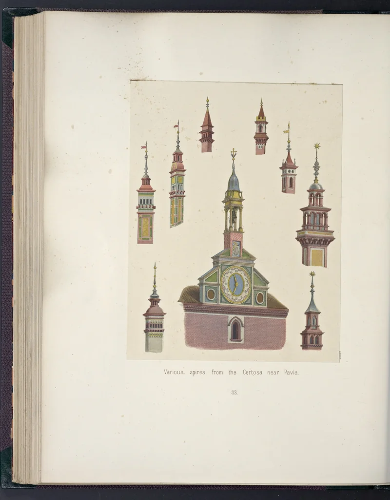 An illustration from The terra-cotta architecture of North Italy (XIIth-XVth centuries) : pourtrayed [sic] as examples for imitation in other countries, 1867, leaf 125