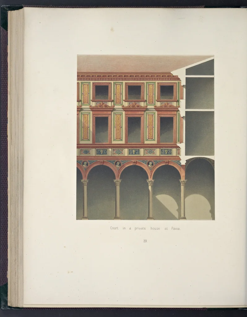 An illustration from The terra-cotta architecture of North Italy (XIIth-XVth centuries) : pourtrayed [sic] as examples for imitation in other countries, 1867, leaf 149