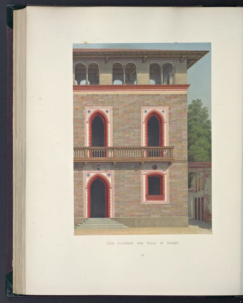 An illustration from The terra-cotta architecture of North Italy (XIIth-XVth centuries) : pourtrayed [sic] as examples for imitation in other countries, 1867, leaf 169