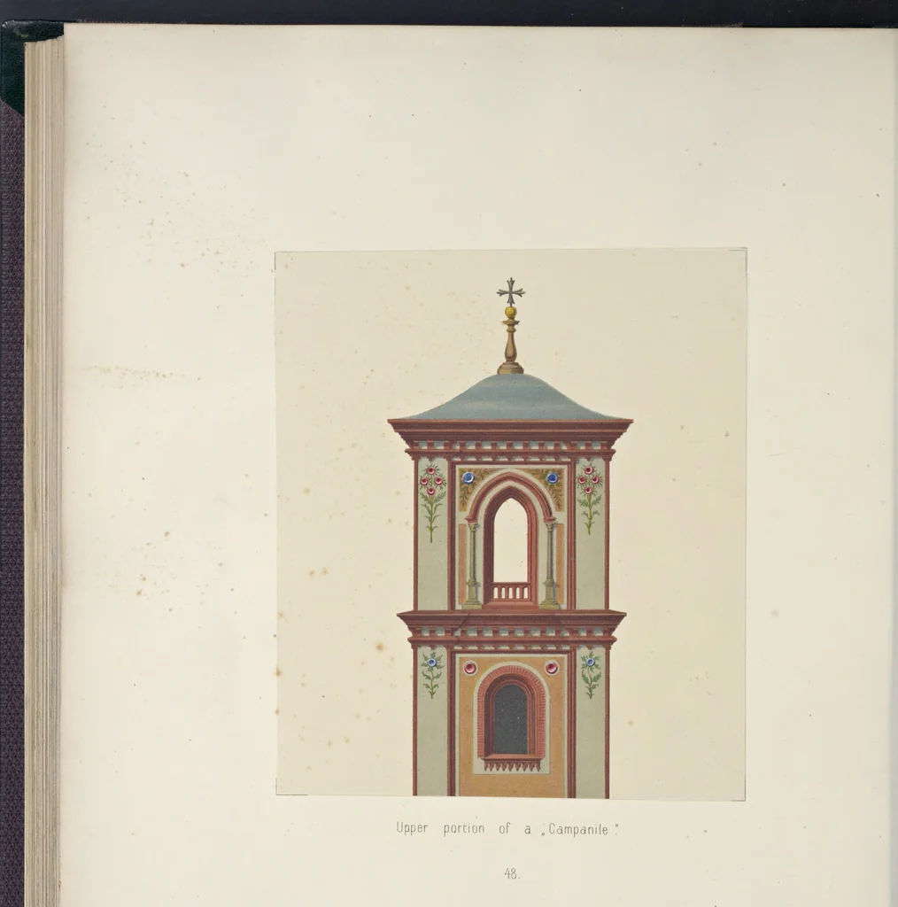 An illustration from The terra-cotta architecture of North Italy (XIIth-XVth centuries) : pourtrayed [sic] as examples for imitation in other countries, 1867, leaf 185