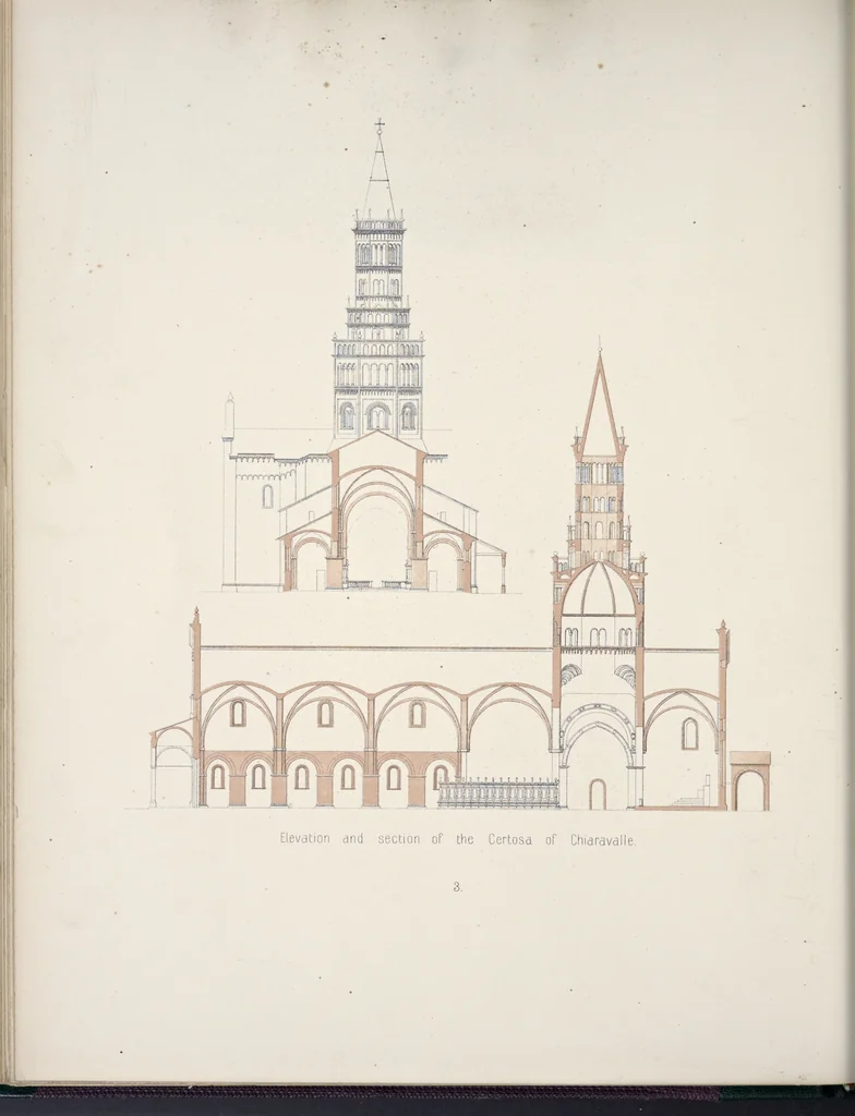 An illustration from The terra-cotta architecture of North Italy (XIIth-XVth centuries) : pourtrayed [sic] as examples for imitation in other countries, 1867, leaf 35