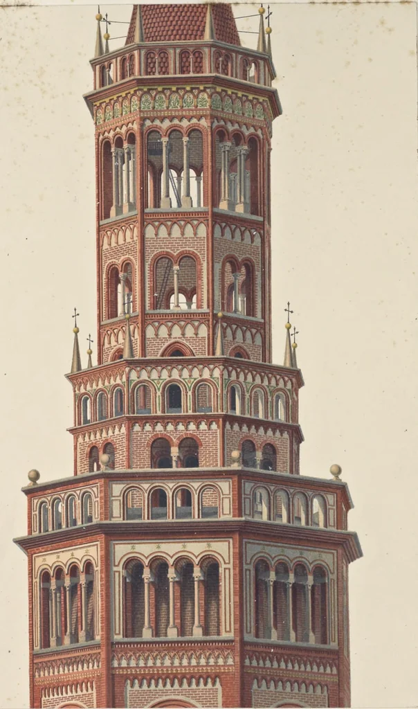 An illustration from The terra-cotta architecture of North Italy (XIIth-XVth centuries) : pourtrayed [sic] as examples for imitation in other countries, 1867, leaf 37