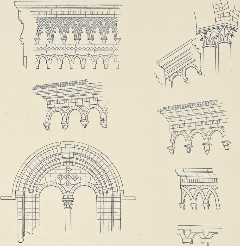 An illustration from The terra-cotta architecture of North Italy (XIIth-XVth centuries) : pourtrayed [sic] as examples for imitation in other countries, 1867, leaf 41