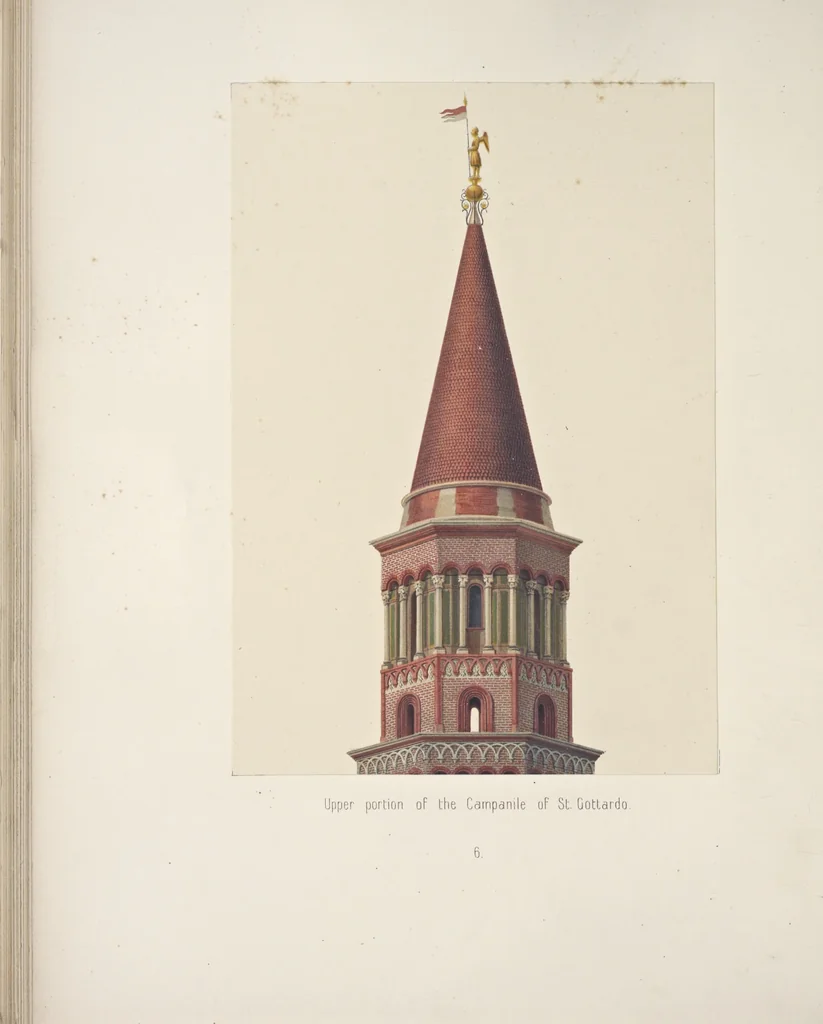 An illustration from The terra-cotta architecture of North Italy (XIIth-XVth centuries) : pourtrayed [sic] as examples for imitation in other countries, 1867, leaf 47