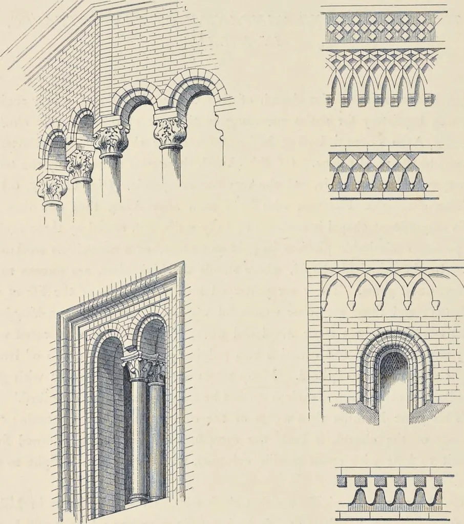 An illustration from The terra-cotta architecture of North Italy (XIIth-XVth centuries) : pourtrayed [sic] as examples for imitation in other countries, 1867, leaf 49