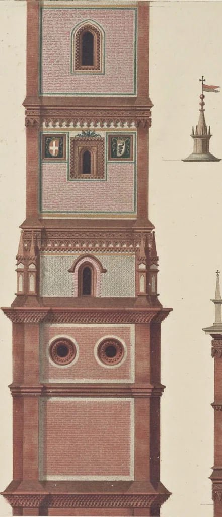 An illustration from The terra-cotta architecture of North Italy (XIIth-XVth centuries) : pourtrayed [sic] as examples for imitation in other countries, 1867, leaf 63