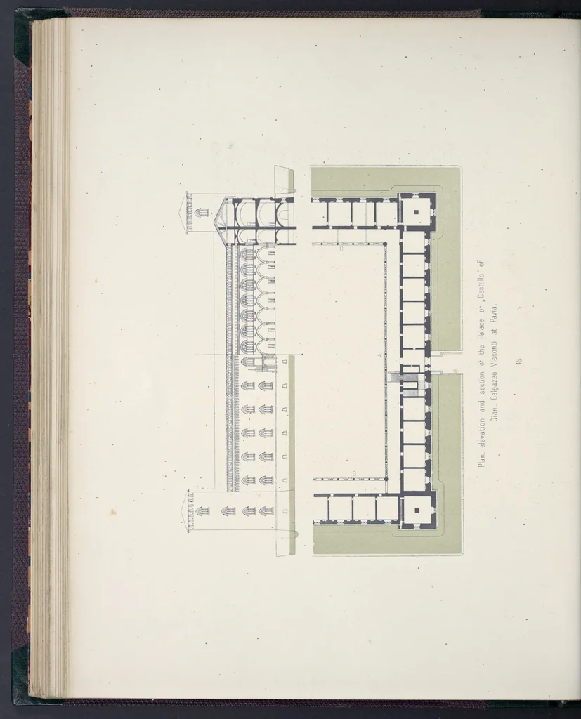 An illustration from The terra-cotta architecture of North Italy (XIIth-XVth centuries) : pourtrayed [sic] as examples for imitation in other countries, 1867, leaf 73