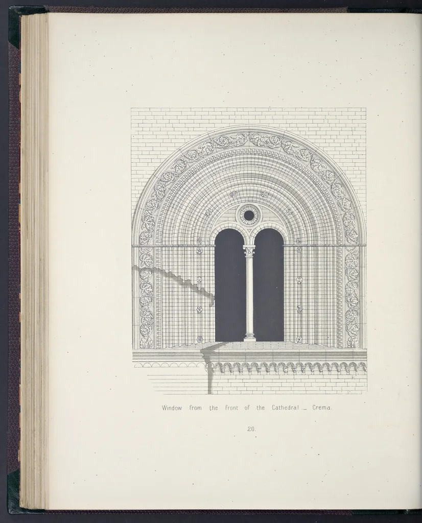 An illustration from The terra-cotta architecture of North Italy (XIIth-XVth centuries) : pourtrayed [sic] as examples for imitation in other countries, 1867, leaf 91
