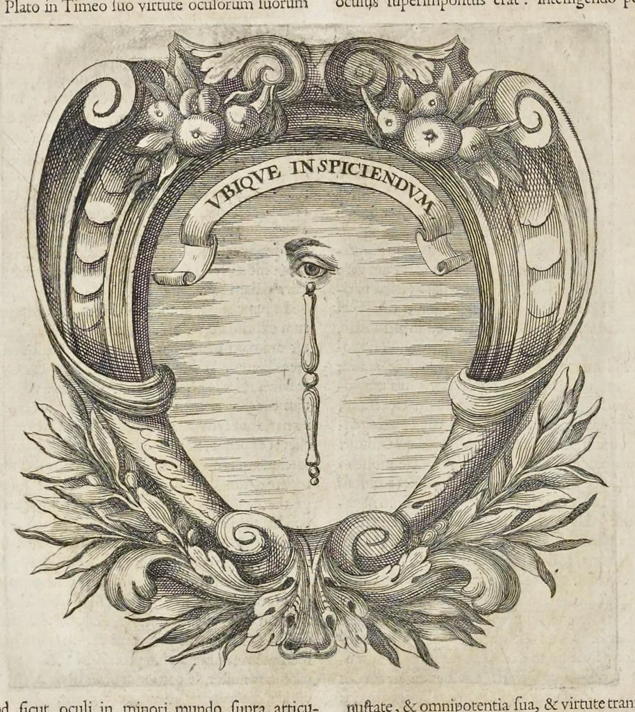 An illustration from Homo et ejus partes figuratus & symbolicus, anatomicus, rationalis, moralis, mysticus, politicus, & legalis : collectus et explicatus cum figuris, symbolis, anatomiis ... reflexionibus et declarationibus tam ex sacris quàm profanis auctoribus desumptis, 1695, leaf 111