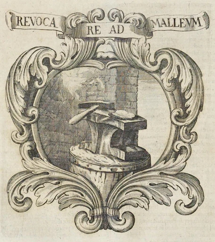 An illustration from Homo et ejus partes figuratus & symbolicus, anatomicus, rationalis, moralis, mysticus, politicus, & legalis : collectus et explicatus cum figuris, symbolis, anatomiis ... reflexionibus et declarationibus tam ex sacris quàm profanis auctoribus desumptis, 1695, leaf 195
