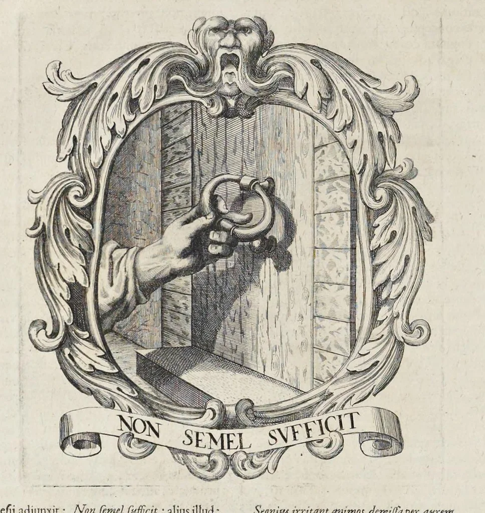 An illustration from Homo et ejus partes figuratus & symbolicus, anatomicus, rationalis, moralis, mysticus, politicus, & legalis : collectus et explicatus cum figuris, symbolis, anatomiis ... reflexionibus et declarationibus tam ex sacris quàm profanis auctoribus desumptis, 1695, leaf 237