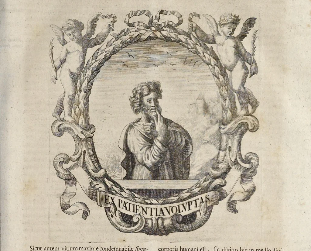 An illustration from Homo et ejus partes figuratus & symbolicus, anatomicus, rationalis, moralis, mysticus, politicus, & legalis : collectus et explicatus cum figuris, symbolis, anatomiis ... reflexionibus et declarationibus tam ex sacris quàm profanis auctoribus desumptis, 1695, leaf 278