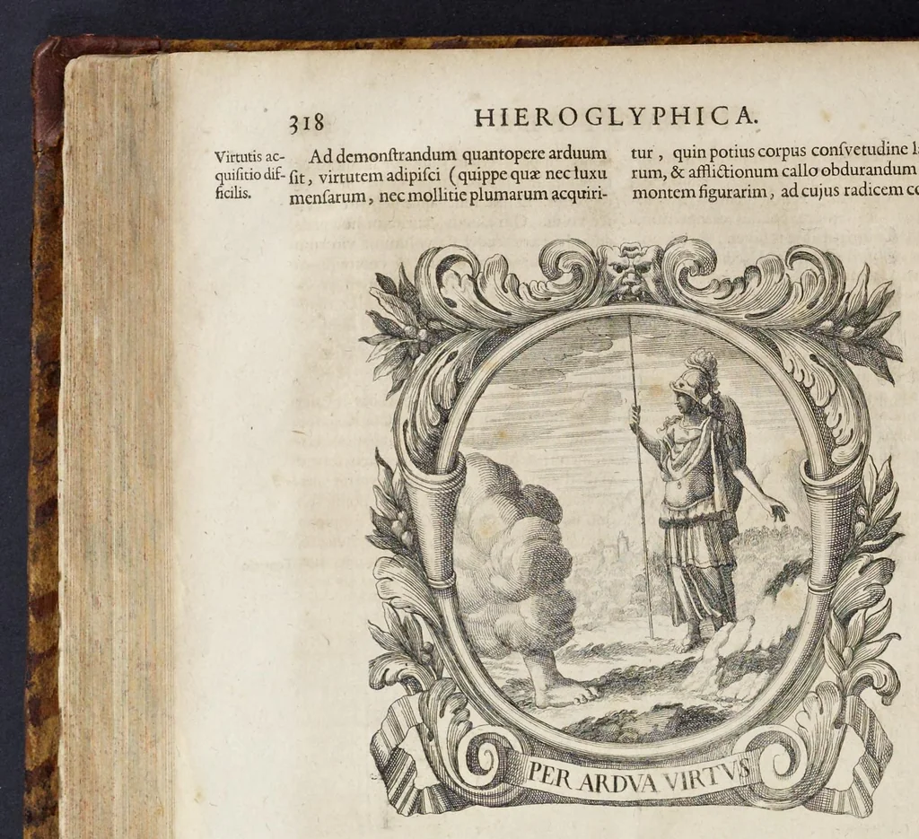 An illustration from Homo et ejus partes figuratus & symbolicus, anatomicus, rationalis, moralis, mysticus, politicus, & legalis : collectus et explicatus cum figuris, symbolis, anatomiis ... reflexionibus et declarationibus tam ex sacris quàm profanis auctoribus desumptis, 1695, leaf 373