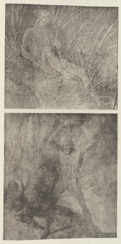 An illustration from Le Nozze Aldobrandine : i paesaggi con scene dell'Odissea e le altre pitture murali antiche conservate nella Biblioteca Vaticana e nei musei pontifici, 1907, leaf 212