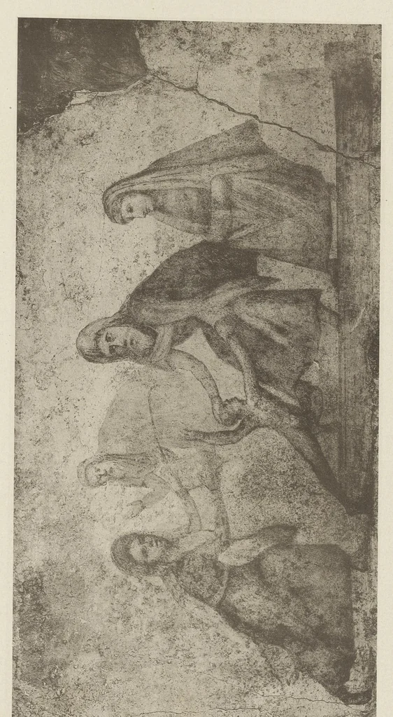 An illustration from Le Nozze Aldobrandine : i paesaggi con scene dell'Odissea e le altre pitture murali antiche conservate nella Biblioteca Vaticana e nei musei pontifici, 1907, leaf 240