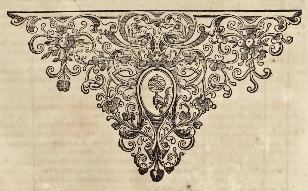An illustration from Athanasii Kircheri e Soc. Jesu Ars magna sciendi, in XII libros digesta : qua nova & universali methodo per artificiosum combinationum contextum de omni re proposita plurimis & prope infinitis rationibus disputari, omniumque summaria quaedam cognitio comparari potest, 1669, leaf 396