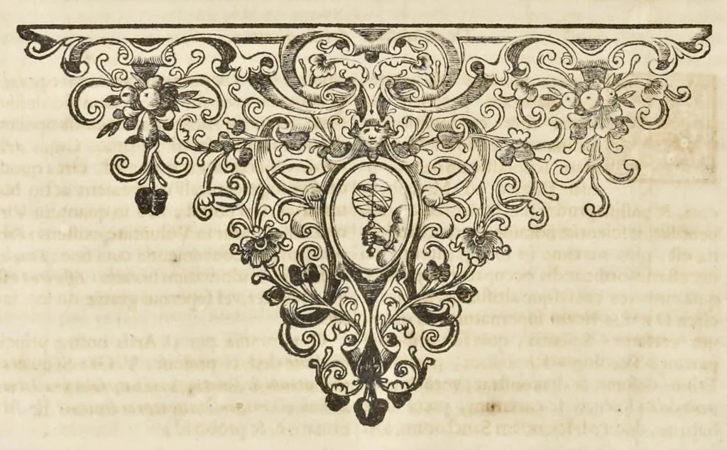 An illustration from Athanasii Kircheri e Soc. Jesu Ars magna sciendi, in XII libros digesta : qua nova & universali methodo per artificiosum combinationum contextum de omni re proposita plurimis & prope infinitis rationibus disputari, omniumque summaria quaedam cognitio comparari potest, 1669, leaf 439