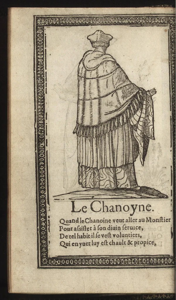 An illustration from Recueil de la diuersité des habits, : qui sont de present en vsage, tant es pays d'Europe. Asie, Affrique & Isles sauuages, le tout fait apres le naturel, 1567, leaf 53
