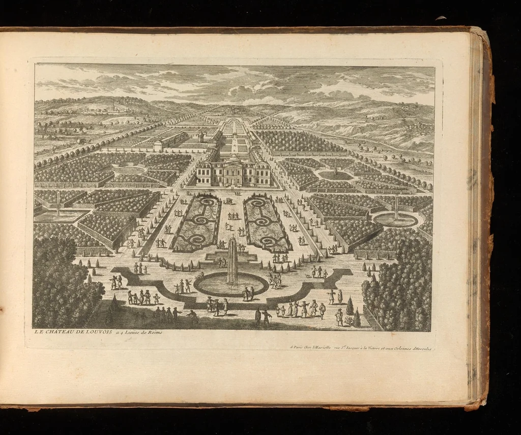 An illustration from Veues des plus beaux bastimens de France, 1700, leaf 524
