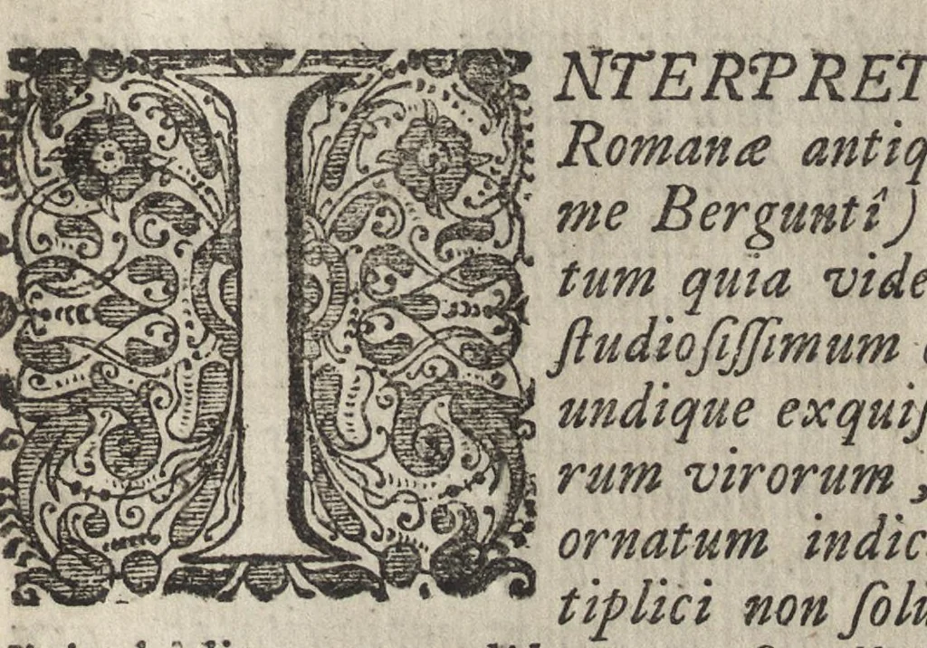 An illustration from Constantii Landi, Complani comitis, Selectiorvm nvmismatvm praecipve Romanorvm expositiones : elegantibus nummorum ectypis, & indicibus necessariis instructae, 1695, leaf 12