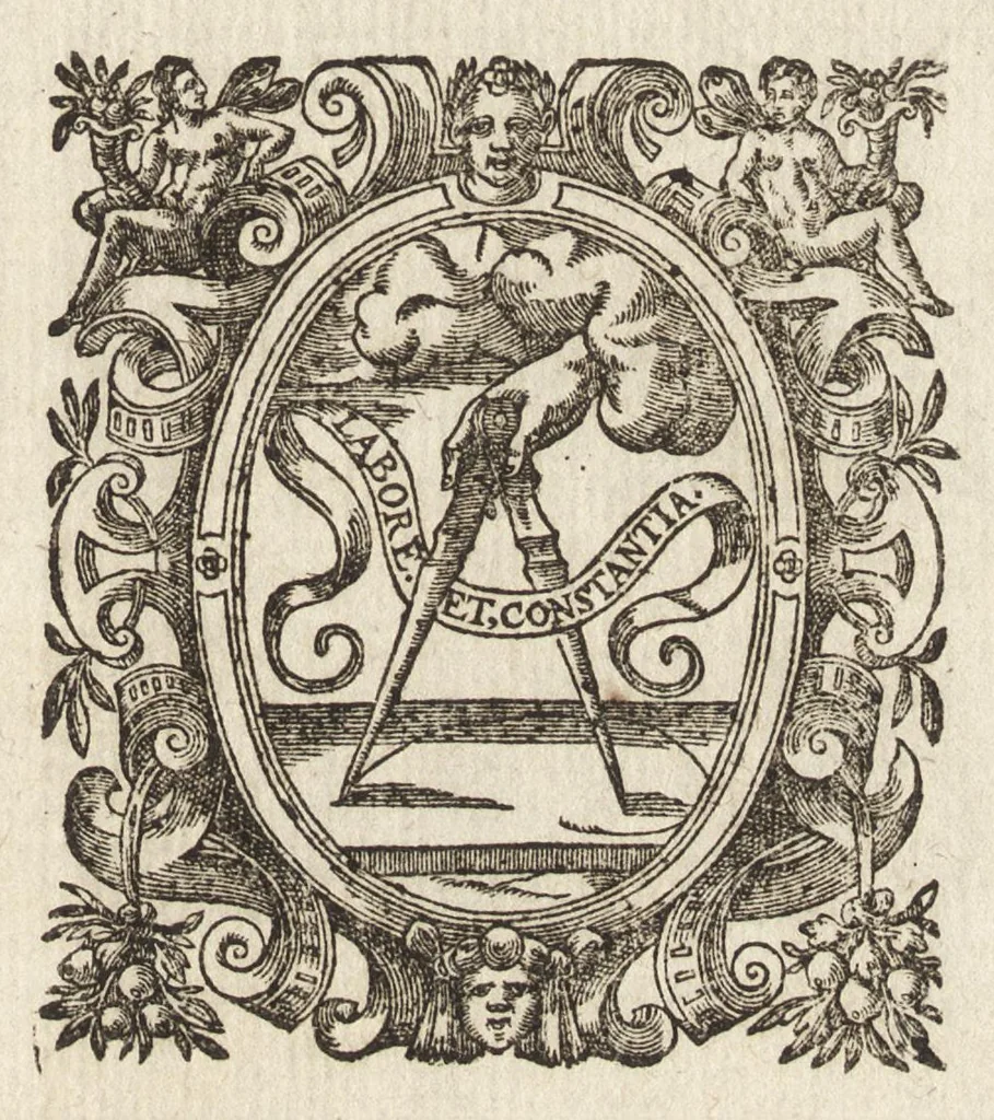 An illustration from Caroli ScribanI e Societate Iesu Antuerpia, 1610, leaf 160