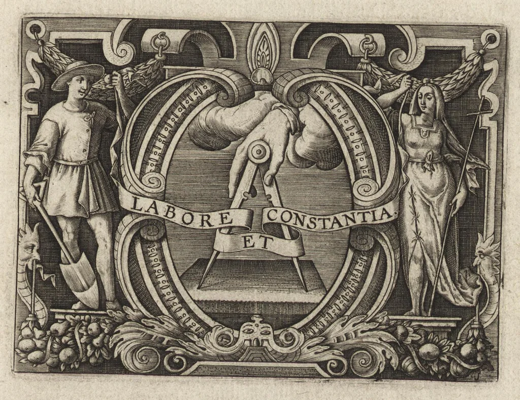 An illustration from Caroli ScribanI e Societate Iesu Antuerpia, 1610, leaf 6
