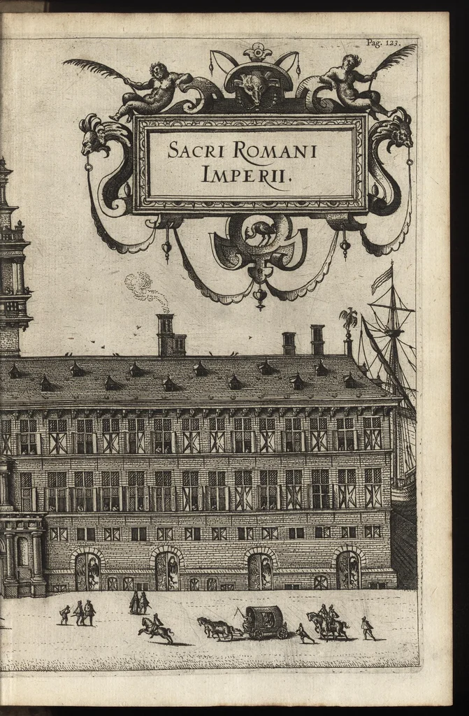 An illustration from Caroli ScribanI e Societate Iesu Origines Antuerpiensium, 1610, leaf 152