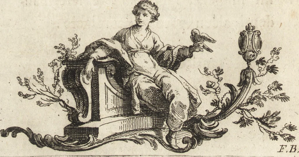 An illustration from Quattro discorsi di Anton Chi-Chiama, bidello dell'Accademia Veneziana, di pittura, scultura, e Architettura : che possono servire di risposto a quanto scrisse, scrive, e scriverà in biasimo della scuola, e de' maestri Veneziani, il cav. Giosue' Reynolds, presidente della R. Accademia di Londra ec. : aggiuntevi sul fine d'ogni discorso alcune critiche annotazioni, 1783, leaf 27