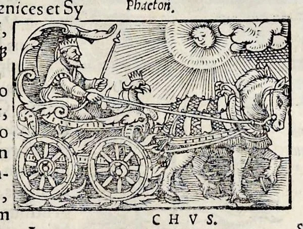 An illustration from Catalogvs annorvm et principvm siue monarcharvm mvndi geminvs : plerisqve in locis obscvrioribus illustratus & in caelebrioribus locupletatus atq[ue] à mendis, recognitione diligenti repurgatus : cum accessione multorum aliorum quae in priori aeditione non continebantur, quemadmodum suis locis toto libro uidere licebit, ab homine condito, usq[ue] in praesentem, à nato Christo, millesimum quingentesimum & quinquagesimum annum deductus & continuatus, 1550, leaf 22