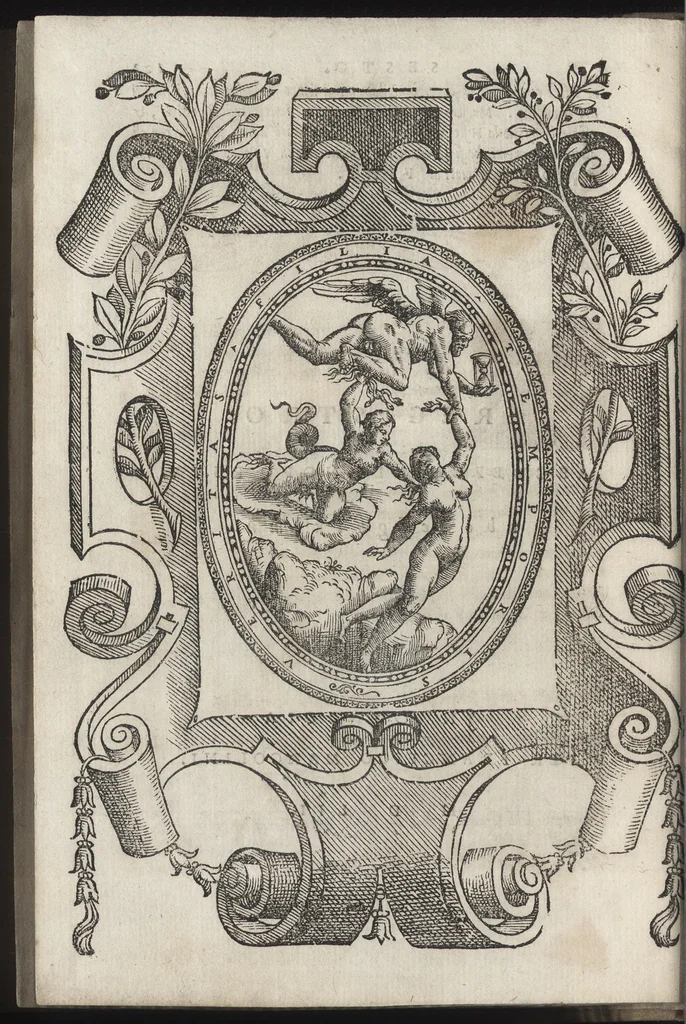 An illustration from La moral' filosophia del Doni, tratta da gli antichi scrittori, 1552, leaf 107