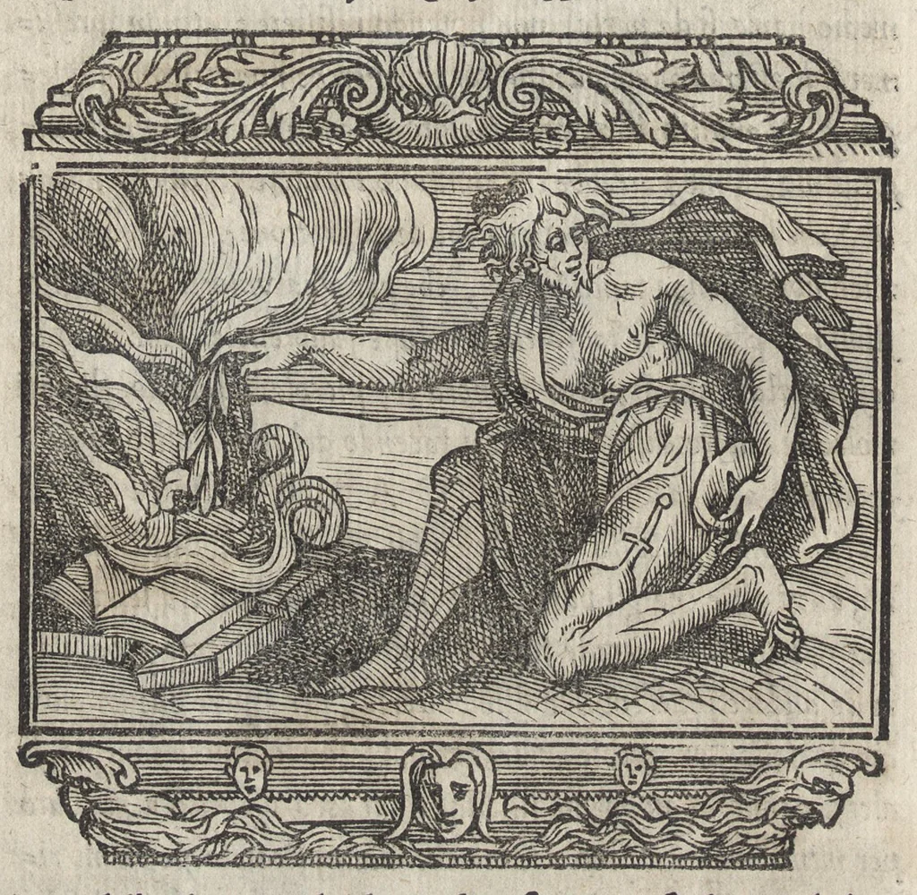An illustration from La moral' filosophia del Doni, tratta da gli antichi scrittori, 1552, leaf 37