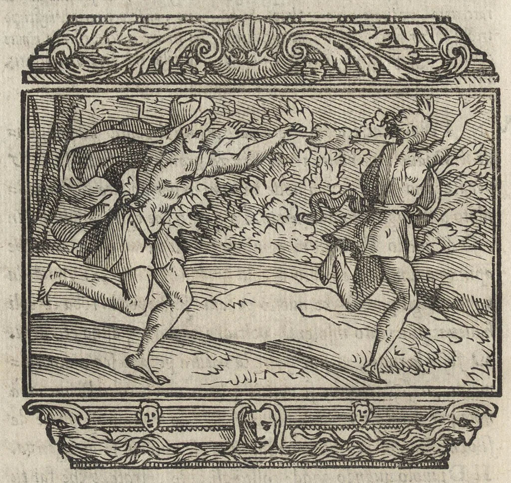 An illustration from La moral' filosophia del Doni, tratta da gli antichi scrittori, 1552, leaf 49