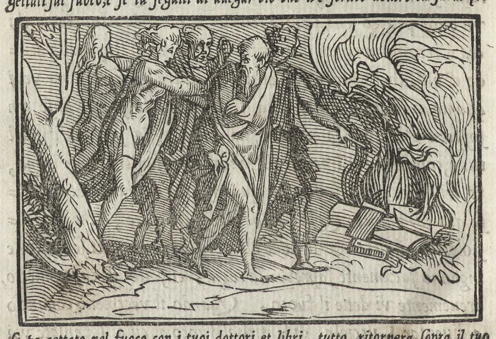 An illustration from La moral' filosophia del Doni, tratta da gli antichi scrittori, 1552, leaf 121