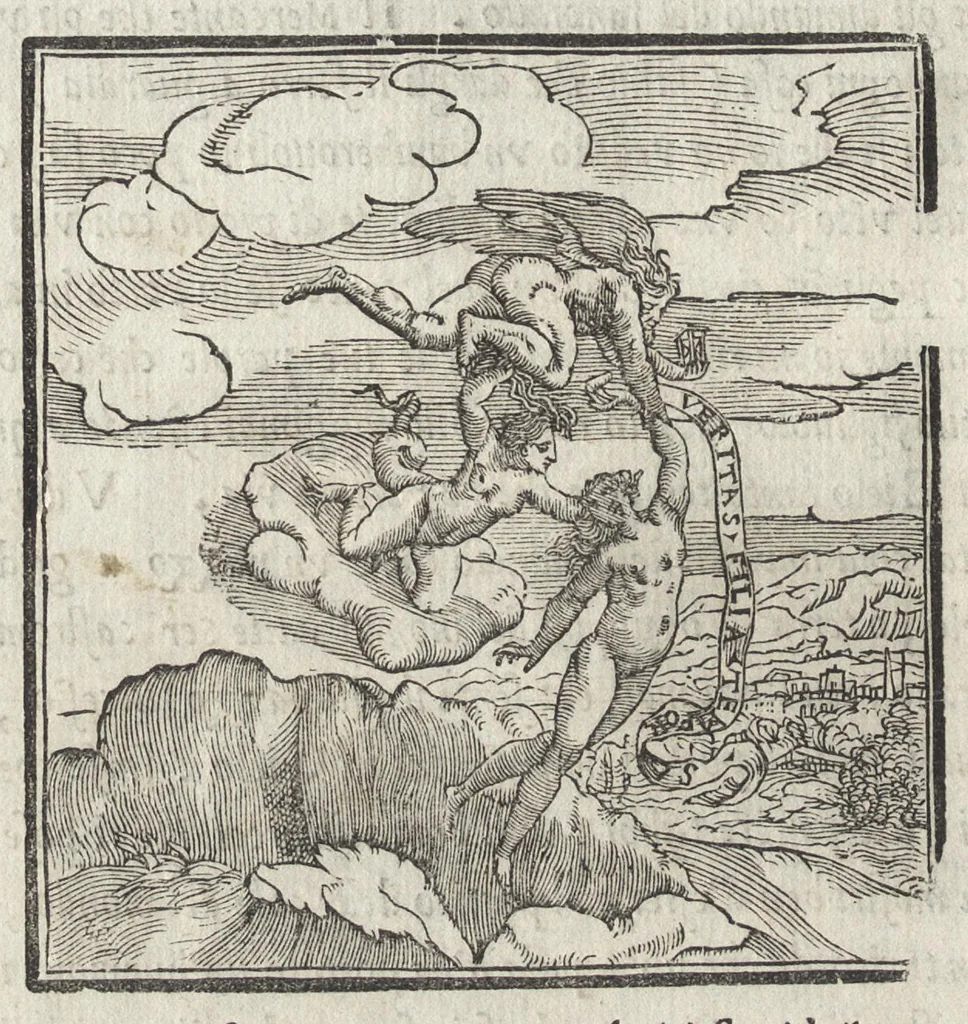 An illustration from La moral' filosophia del Doni, tratta da gli antichi scrittori, 1552, leaf 127