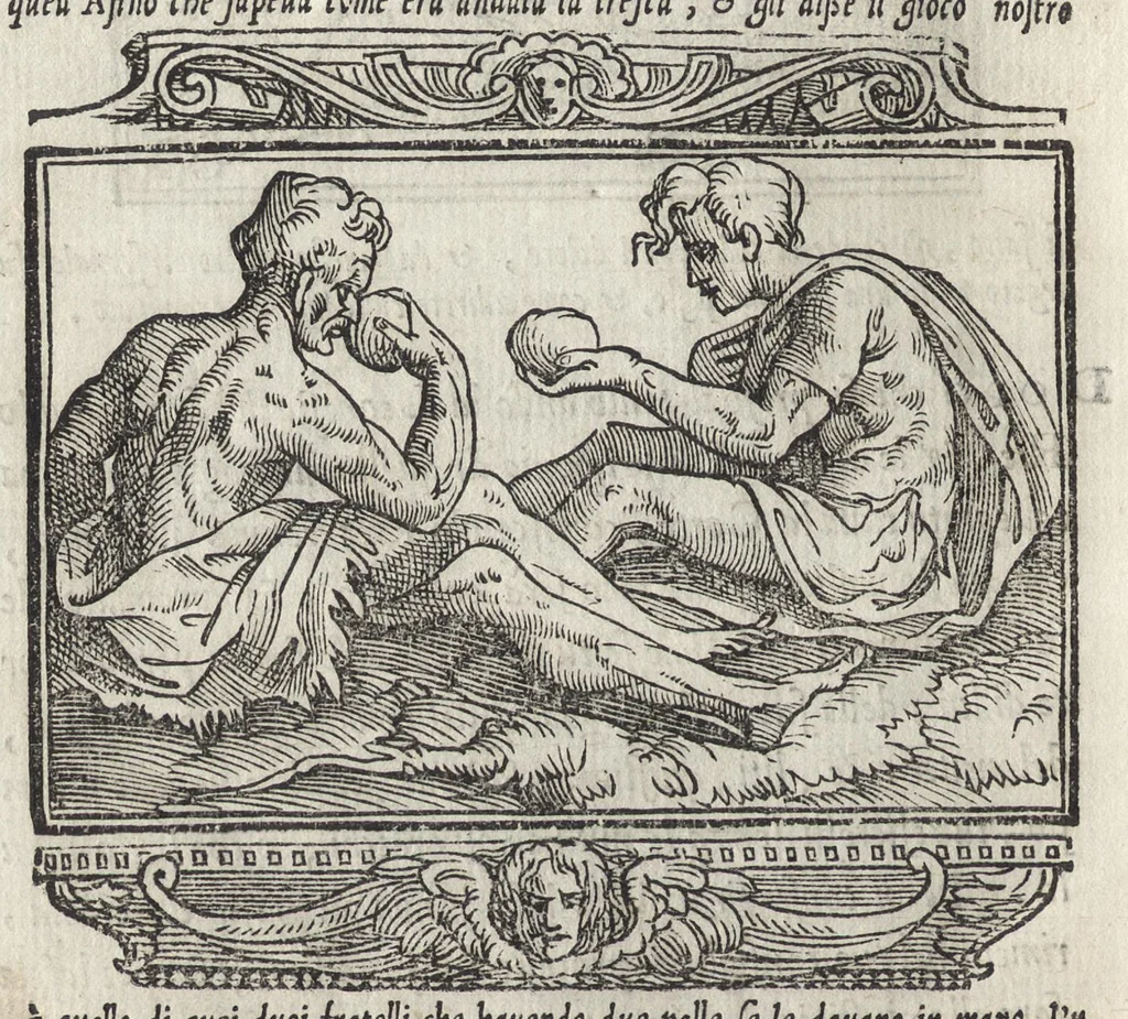 An illustration from La moral' filosophia del Doni, tratta da gli antichi scrittori, 1552, leaf 151