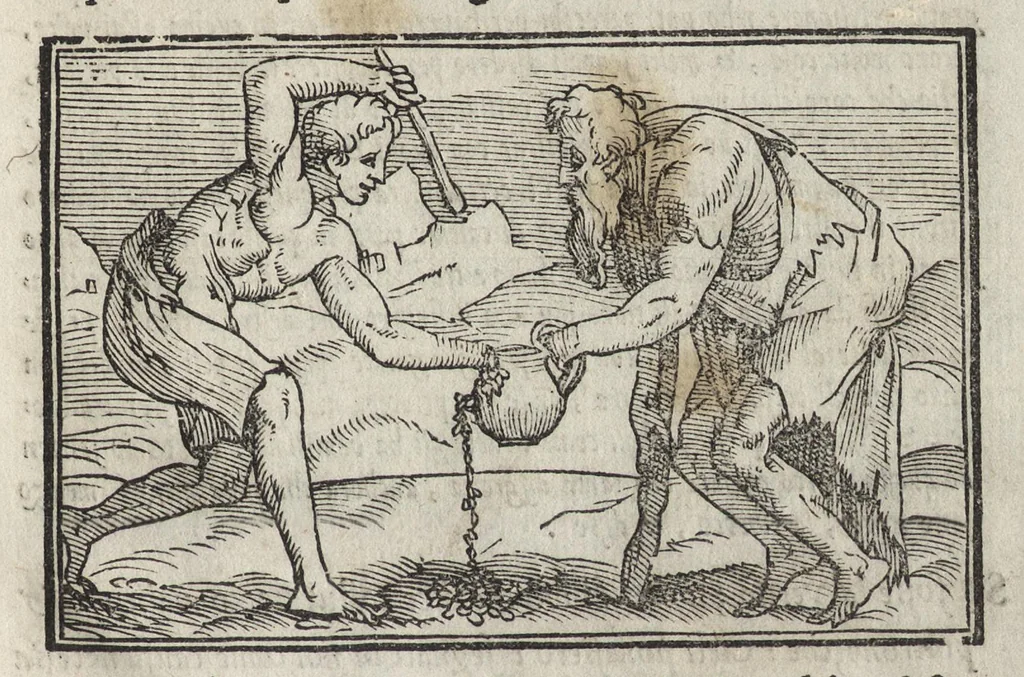 An illustration from La moral' filosophia del Doni, tratta da gli antichi scrittori, 1552, leaf 156