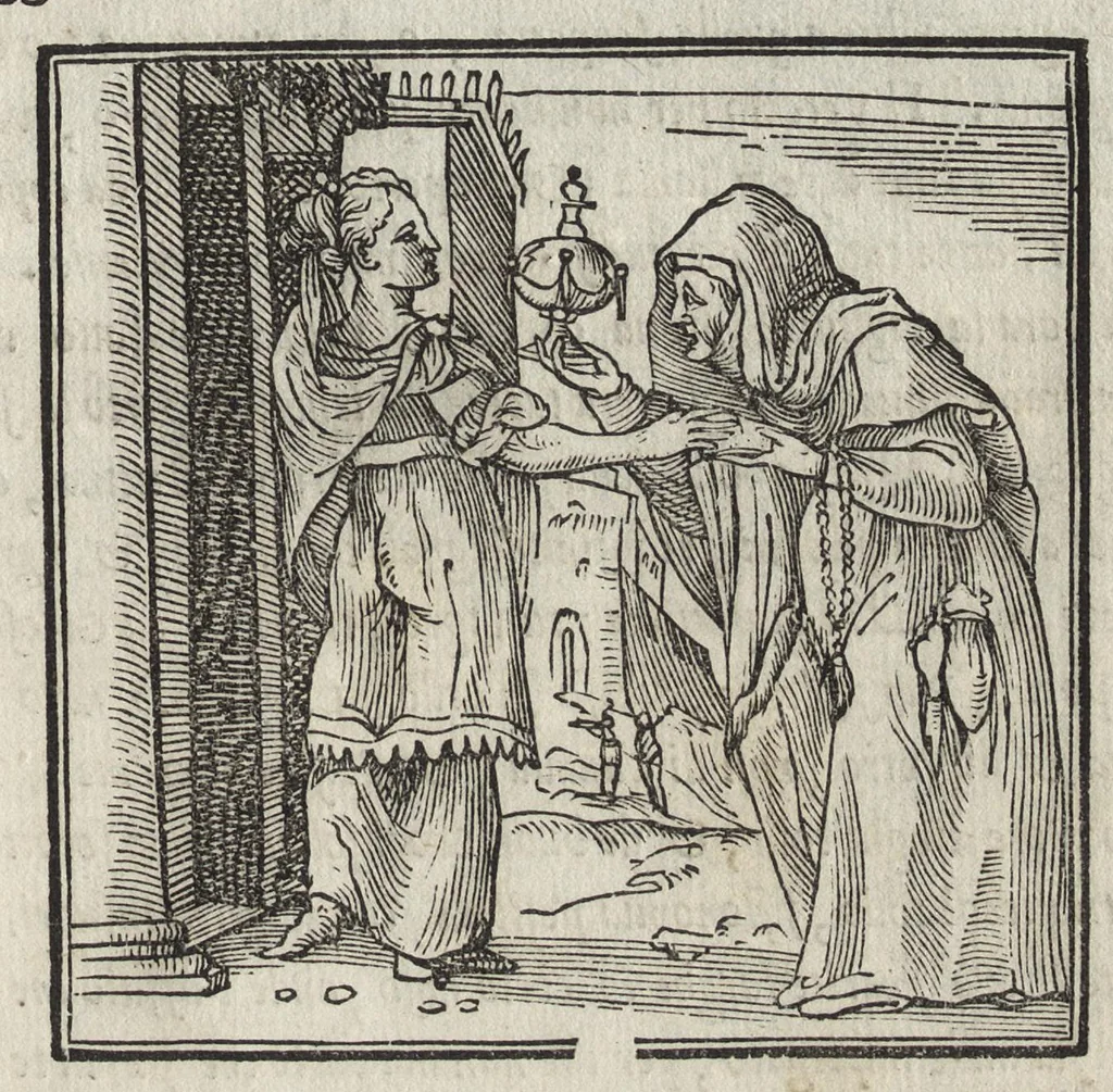 An illustration from La moral' filosophia del Doni, tratta da gli antichi scrittori, 1552, leaf 158