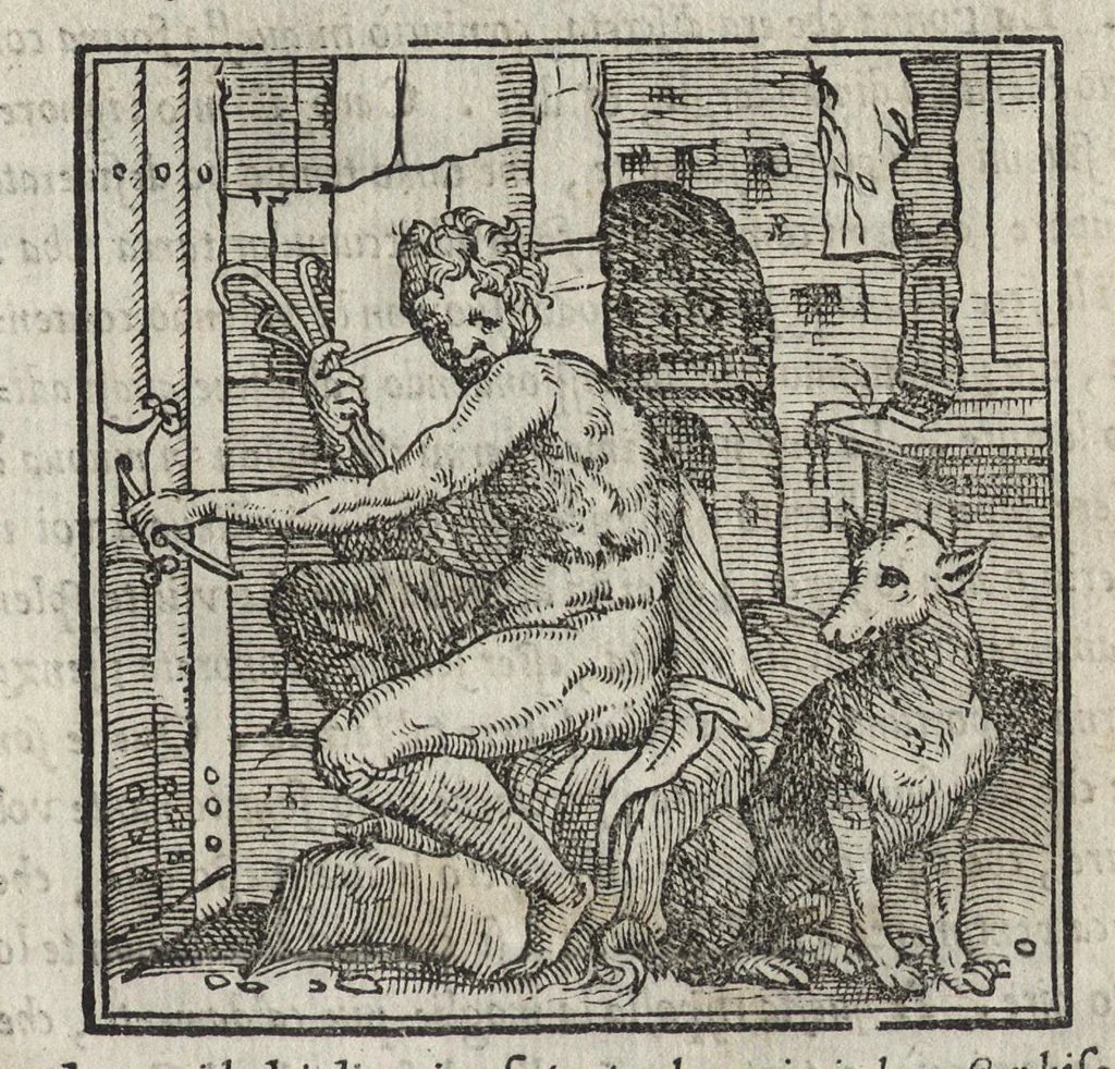 An illustration from La moral' filosophia del Doni, tratta da gli antichi scrittori, 1552, leaf 28