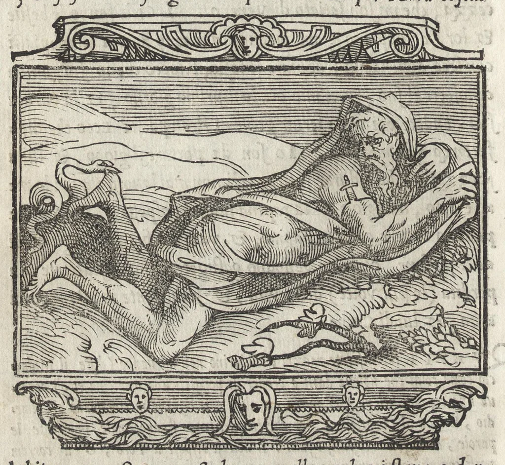 An illustration from La moral' filosophia del Doni, tratta da gli antichi scrittori, 1552, leaf 95