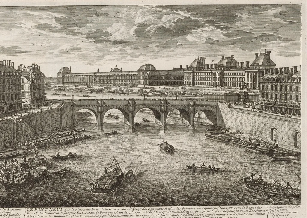 An illustration from Les places, portes, fontaines, eglises, et maisons de Paris, 1670, leaf 14
