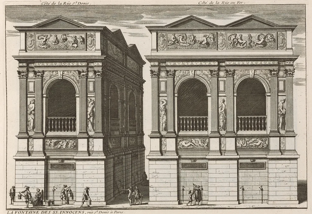 An illustration from Les places, portes, fontaines, eglises, et maisons de Paris, 1670, leaf 60