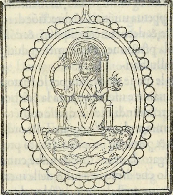 An illustration from La Hypnerotomachia di Poliphilo : cioè pvgna d'amore in sogno, dov'egli mostra, che tvtte le cose hvmane non sono altro che sogno, & doue narra molt'altre cose degne di cognitione, 1545, leaf 135